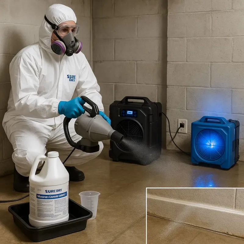 Sanitization and Odor Removal process in Oakland, FL